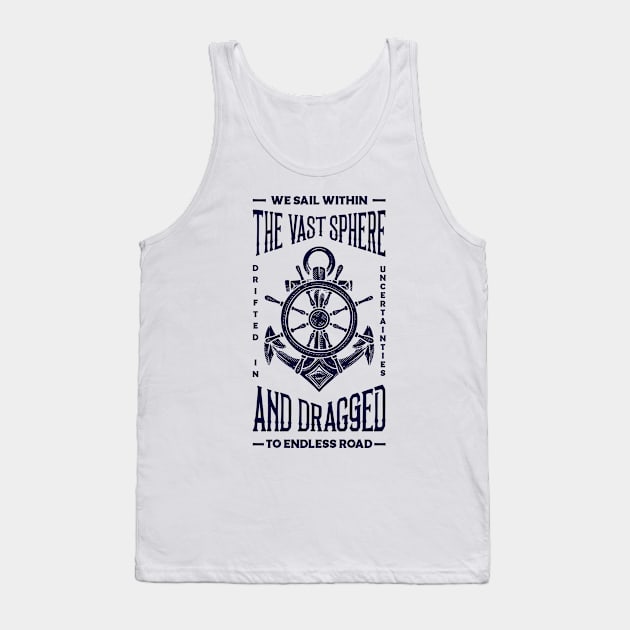 Sail within the vast sphere Tank Top by Vintage Division